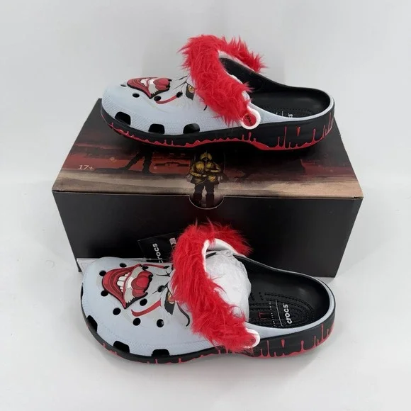 Crocs IT Chapter 2 Pennywise Face Classic Clogs Adult Men's Size 11 New With Box